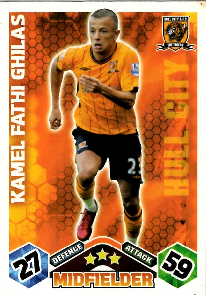 Kamel Fathi Ghilas card #172 - Topps Match Attax English Premier League 2009/10