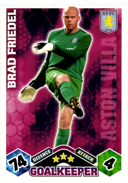 Brad Friedel card #19 - Topps Match Attax English Premier League 2009/10