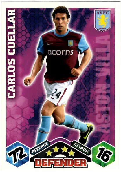 Carlos Cuellar card #20 - Topps Match Attax English Premier League 2009/10