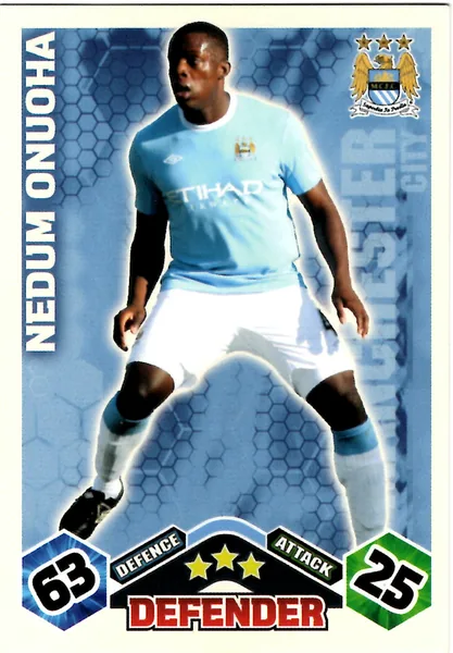 Nedum Onuoha card #200 - Topps Match Attax English Premier League 2009/10