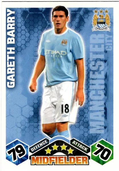 Gareth Barry card #207 - Topps Match Attax English Premier League 2009/10