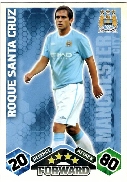 Roque Santa Cruz card #213 - Topps Match Attax English Premier League 2009/10