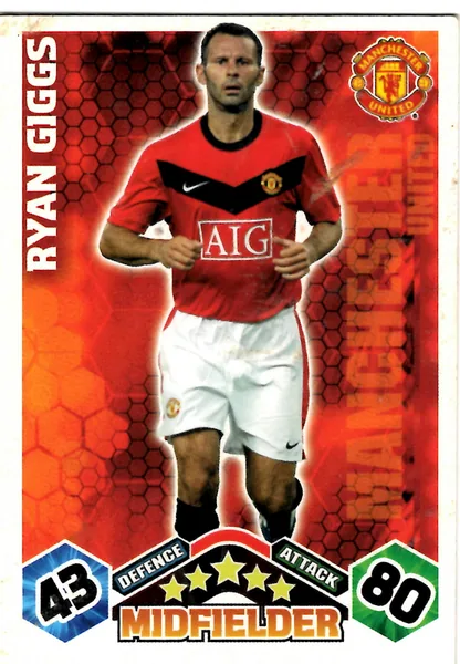 Ryan Giggs card #230 - Topps Match Attax English Premier League 2009/10