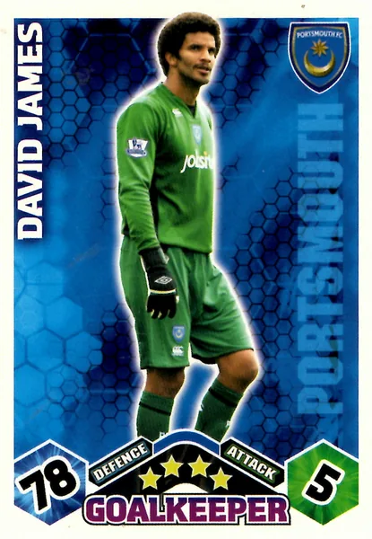 David James card #235 - Topps Match Attax English Premier League 2009/10