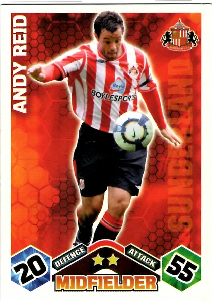 Andy Reid card #279 - Topps Match Attax English Premier League 2009/10