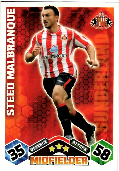 Steed Malbranque card #281 - Topps Match Attax English Premier League 2009/10