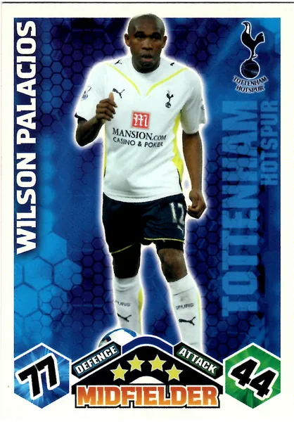 Wilson Palacios card #300 - Topps Match Attax English Premier League 2009/10