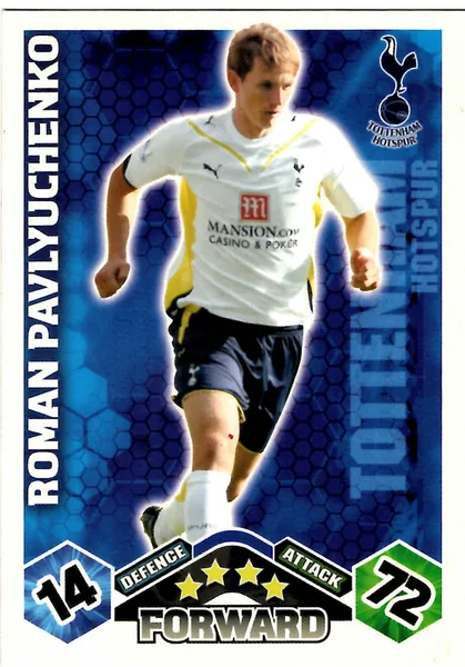 Roman Pavlyuchenko card #304 - Topps Match Attax English Premier League 2009/10