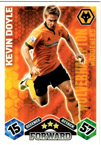 Kevin Doyle card #356 - Topps Match Attax English Premier League 2009/10