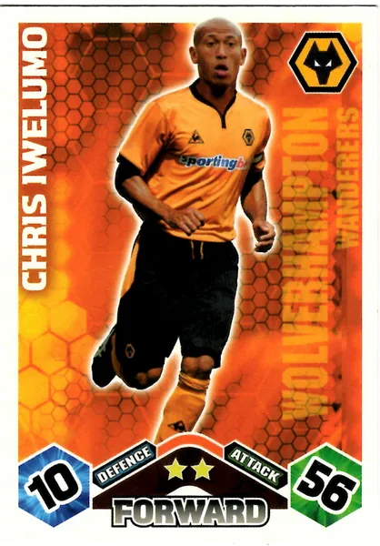 Chris Iwelumo card #357 - Topps Match Attax English Premier League 2009/10