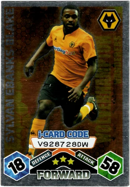 Sylvan Ebanks-Blake card #360 - Topps Match Attax English Premier League 2009/10