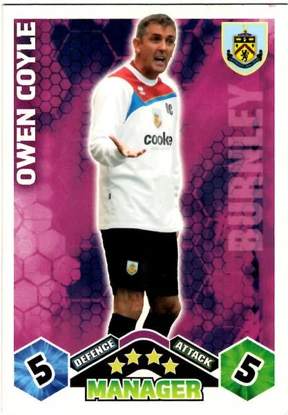 Owen Coyle card #430 - Topps Match Attax English Premier League 2009/10