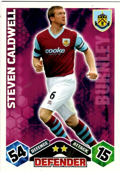 Steven Caldwell card #93 - Topps Match Attax English Premier League 2009/10