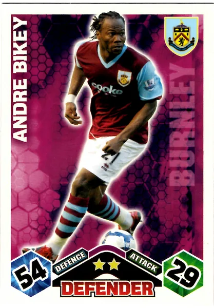 Andre Bikey card #97 - Topps Match Attax English Premier League 2009/10