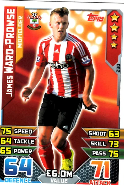 James Ward-Prowse card #230 - Topps Match Attax English Premier League 2015/16