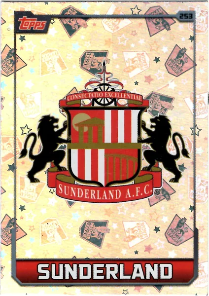 Club Badge card #253 - Topps Match Attax English Premier League 2015/16