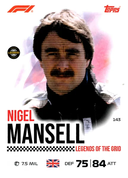 Nigel Mansell card #143 - Topps Turbo Attax Formula 1 2026