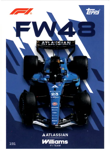 Alex Albon card #191 - Topps Turbo Attax Formula 1 2026