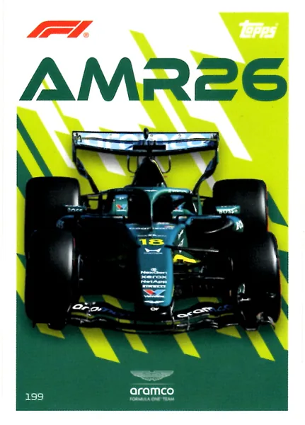 Lance Stroll card #199 - Topps Turbo Attax Formula 1 2026