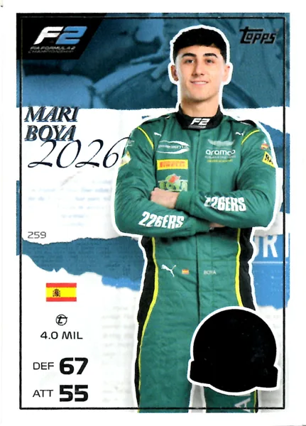 Mari Boya card #259 - Topps Turbo Attax Formula 1 2026