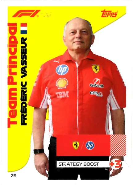 Frédéric Vasseur card #29 - Topps Turbo Attax Formula 1 2026