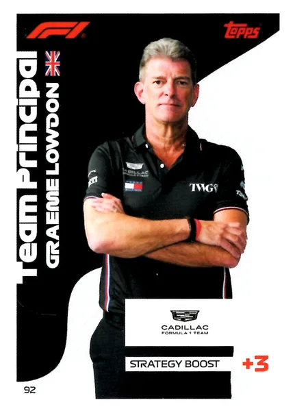 Graeme Lowdon card #92 - Topps Turbo Attax Formula 1 2026
