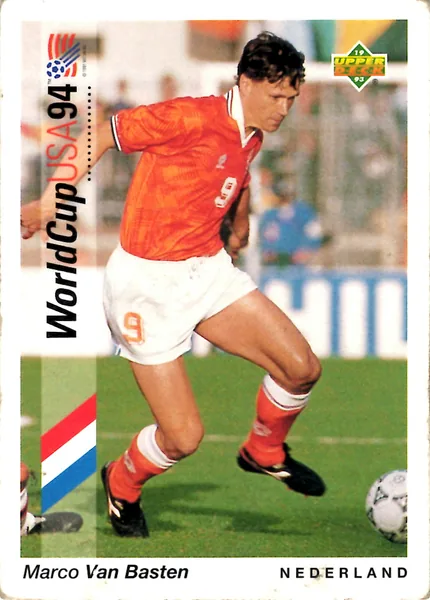 Marco Van Basten card #36 - Upper Deck World Cup USA 94 Preview